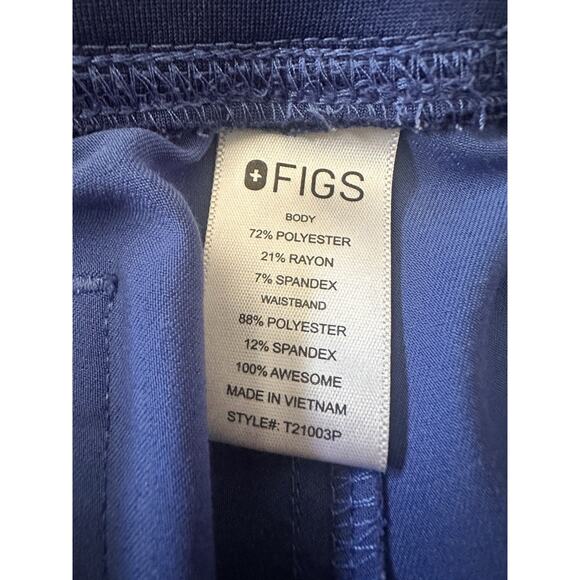 Figs Scrub Pants Size Large Petite Livingston Bottoms Royal Petite - Picture 6 of 14